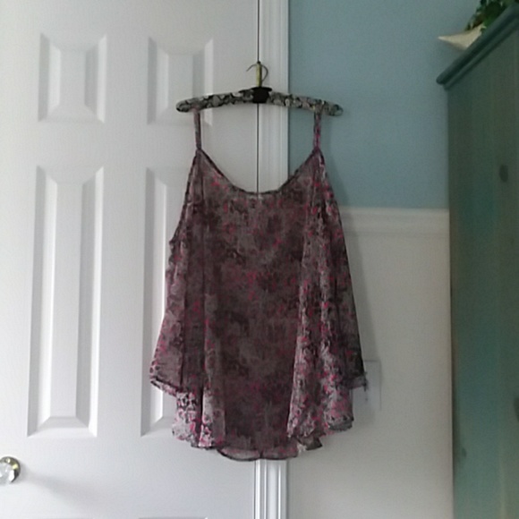 torrid Tops - Torrid | Off the Shoulder Sheer Print Blouse